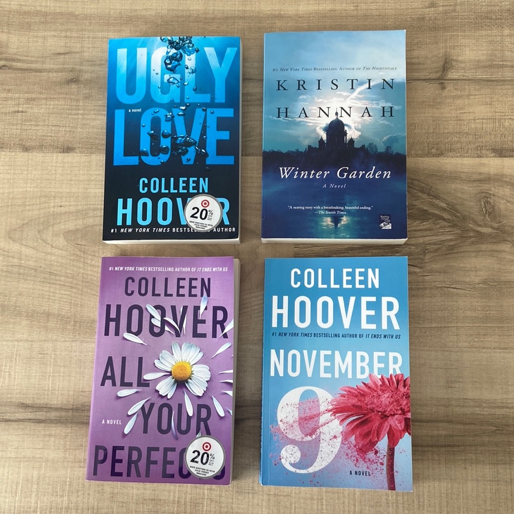 Colleen Hoover and Kristin Hannah Books